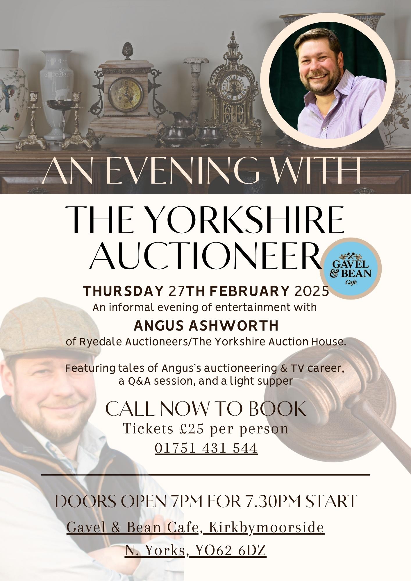 an evening with THE YORKSHIRE AUCTIONEER_